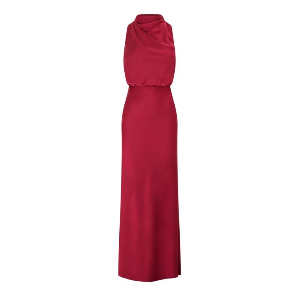 Jarlo Womens/Ladies Rylie Evening Gown / Burgundy